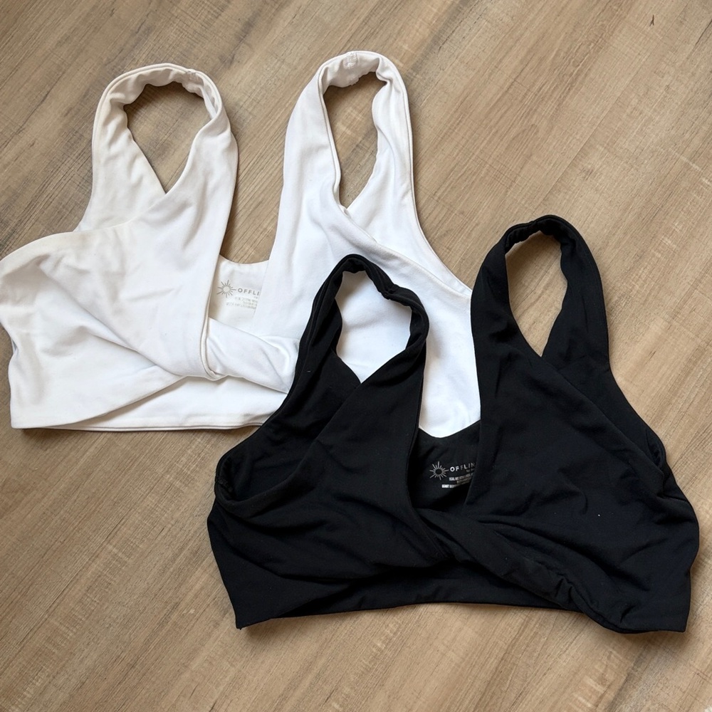 OFFLINE Twist Reversible Bras Comfy Cute Soft